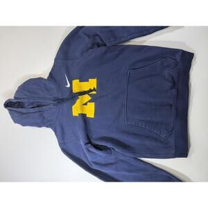Nike University of Michigan Hooded Sweatshirt Size Small